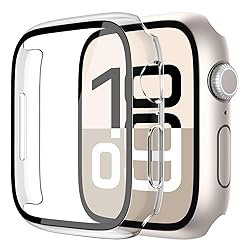 Misxi 2 Pack Tempered Glass Case Compatible for