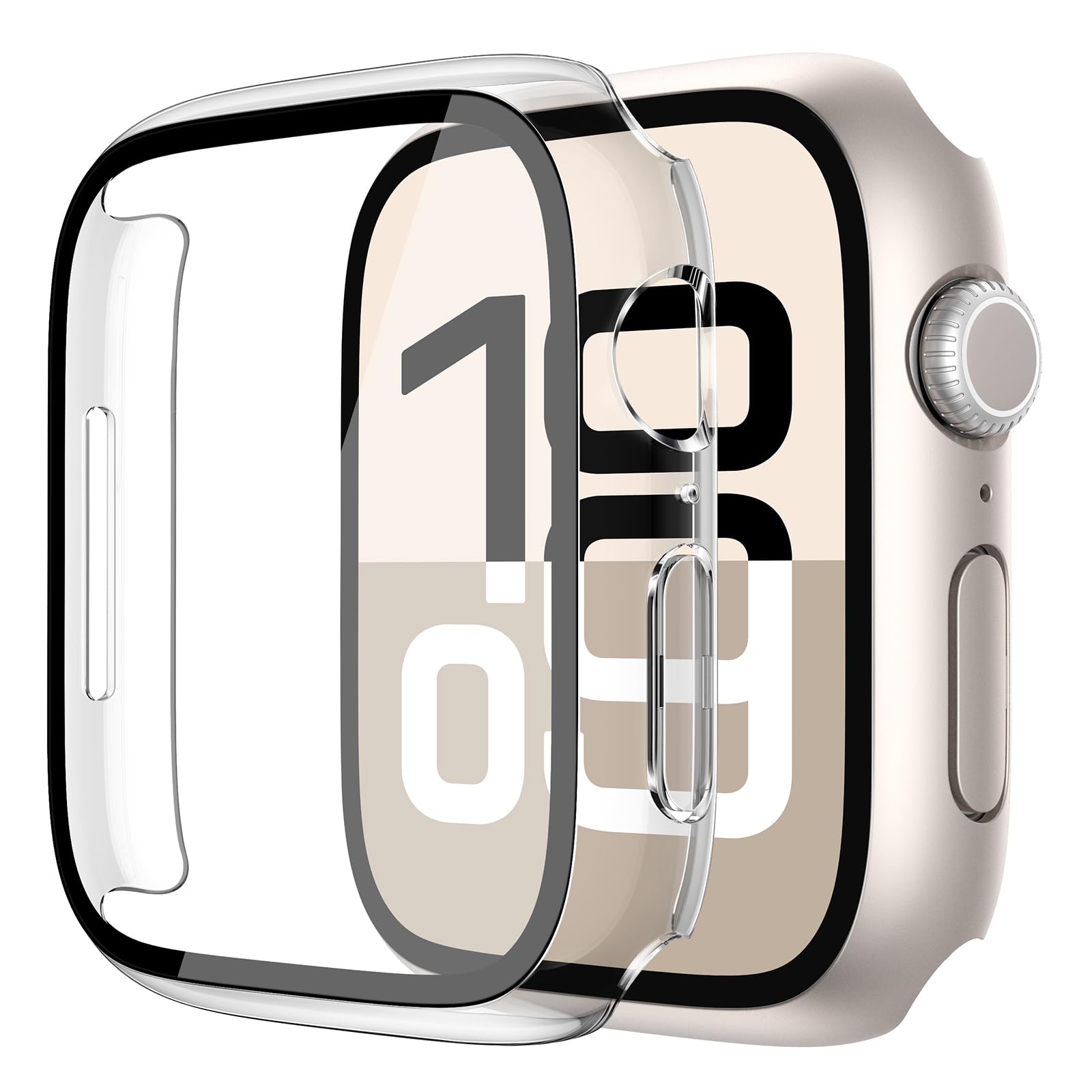 Misxi 2 Pack Tempered Glass Case Compatible for