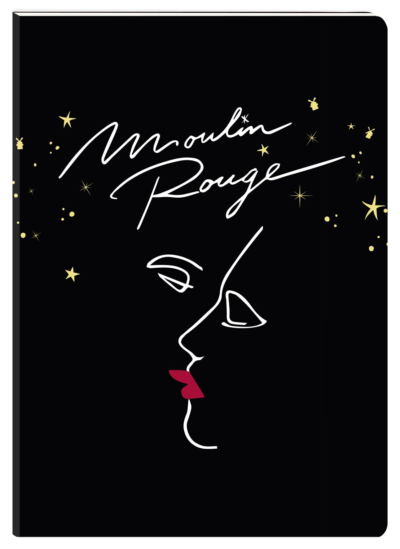 Clairefontaine 812437C - Moulin Rouge Softback Notebook A6 10.5x14.8cm 128 Plain Pages White Paper 90g - Moulin Rouge Collection - 4 Images, Random delivery