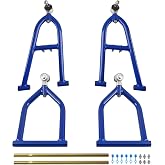 maXpeedingrods 2+1 Adjustable Front Extended A-Arms for Yamaha Banshee 350 1990-2006, Control Arm ATV Suspension Kit w/Ball Joints, Blue