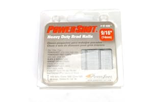 ARROW FASTENER Arrow 97-030CS 18-Gauge Steel Brad Nails for Molding, Cabinets, Framing, Trim, and Finishing, Safe to Use with Electric or Battery Powered Nailers, Silver, 9/16-Inch, 1600 Pack