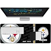 Mouse Pad Extended Large Gaming Desk Pad 31.5 x 11.8 Inch, XL Mousepad Topographic Mouse Pad with Anti-Slip Rubber Base for Pittsburgh Home Office