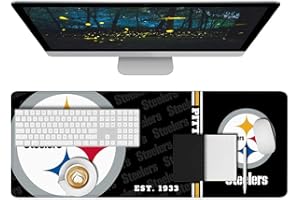 GENERIC Mouse Pad Extended Large Gaming Desk Pad 31.5 x 11.8 Inch, XL Mousepad Topographic Mouse Pad with Anti-Slip Rubber Base for Pittsburgh Home Office