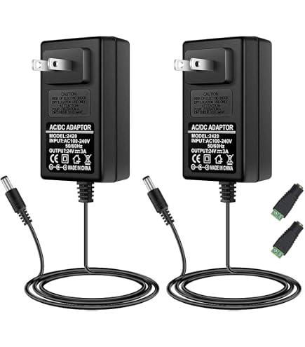 PAUTIX 24V 3.5A Power Supply - 84W AC/DC Adapter With 5.5x2.1mm Plug For LED Strips, CCTV Cameras - View #10
