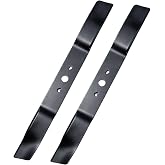 21 Inch Mower Blade, 2 Pack Lawn Mower Blade Compatible with Greenworks 21 inch Mower Blade, Fits MO40L03,MO48L4422,MO40L4413,C3208101 Lawn Mower, Heavy Duty Sharp Replacement Blade