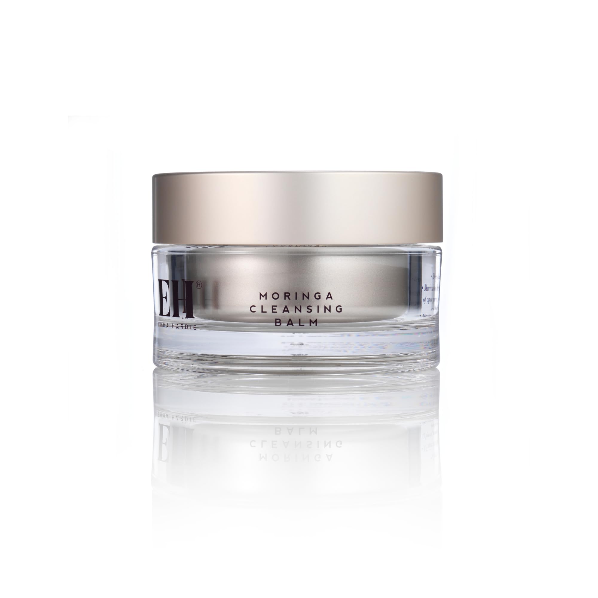 Emma Hardie 100ml Moringa Cleansing Balm with Cleansing Cloth Set, No-Rinse Formula Removes Face & Eye Make Up, Moisturizes & Hydrates the Skin, Natural & Cruelty Free, For All Skin Types