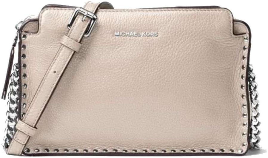 michael kors astor pebbled leather shoulder bag
