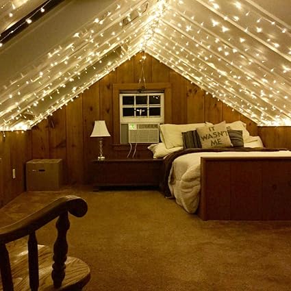 Interno ed esternoLuz de cortina led decoración de la habitación cadena