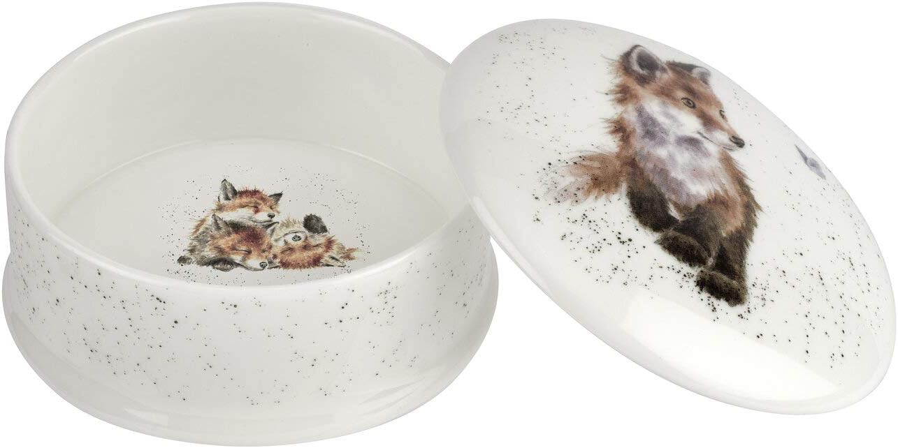 Wrendale Designs - 'Born To Be Wild' Round Lidded Box, Neutral, 8.5cm - Image 4