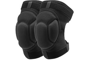 EULANT Adjustable Knee Pads for Work Men Women, Thick Sponge Collisioned Kneepads for Gardening & Kneeling Work & Warmth,L