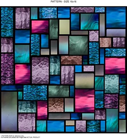 WindowPix WF107-24x96 24x96" Decorative Static Cling Window Film