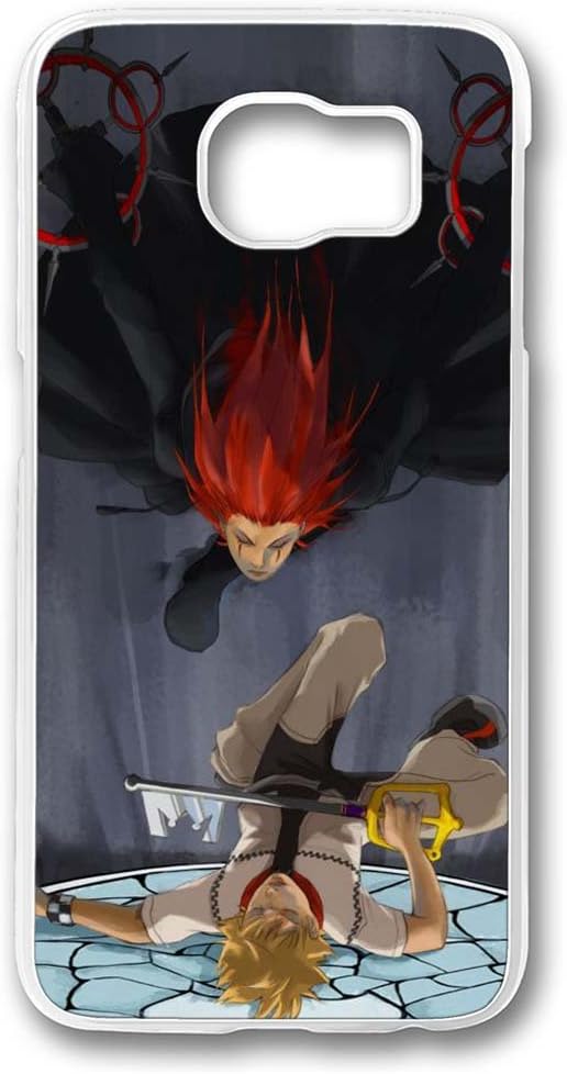 S6 Cases, Galaxy S6 Case, Galaxy S6 [Scratch Resistant] [Shock-Absorbing] Hard PC Clear Protective Cover Bumper Cases for New Samsung Galaxy S6 - Axel Roxas Kingdom Hearts