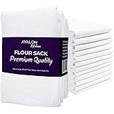 Flour Sack Towels Pack of 15-28x28 Inches - 100% Cotton, Highly Absorbent Dish Towels for Drying Dishes, Durable Tea Towels for Kitchen, Multipurpose Kitchen Towels
