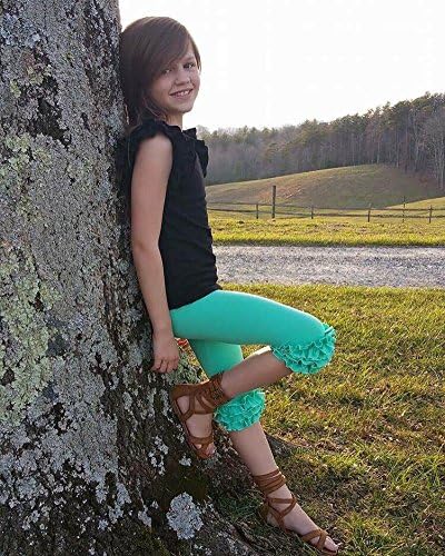 Little Fashionista Girls Flutter Sleeve Cotton Tank Top Shirt