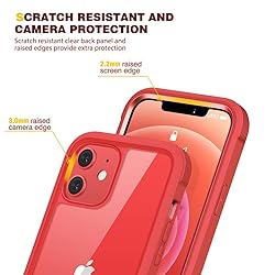 Diaclara Designed for iPhone 12/12 Pro Case, Full