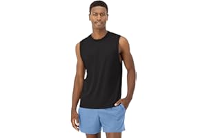 Hanes Mens Moves Tank, Performance Tank for Men, Moisture-Wicking Tank Top, 4-Way Stretch