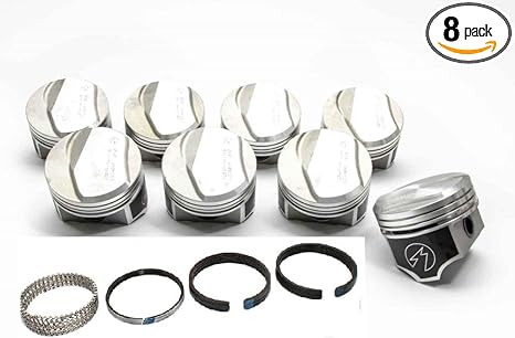 Amazon Com Speed Pro Trw Power Forged 21cc Dome Pistons Moly