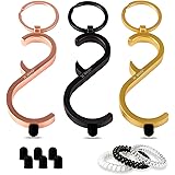 BIHRTC No Touch Door Opener Tool with Stylus Keychain Handheld Outside EDC Cleankey Keychain Safety No Touch Hook Opener…