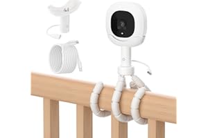 tihii Upgraded Tripod Charger Stand Compatible with Nanit ProPlus Baby Monitor & Original Camera with Type-C Charging Port Co