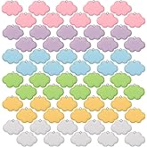 BENOSPACE 60 PCS 3D Cloud Charm Pendant Cartoon Cloud Accessories for Jewelry Making Flat back Colorful Bead Cute Resin Crafts Supplies for DIY Earrings Necklace Bracelets Keychain Hairpin Ornaments