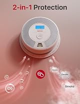 X-Sense SC07-WX Wi-Fi Smoke CO Alarm Replaceable Battery Smart App Security view 3