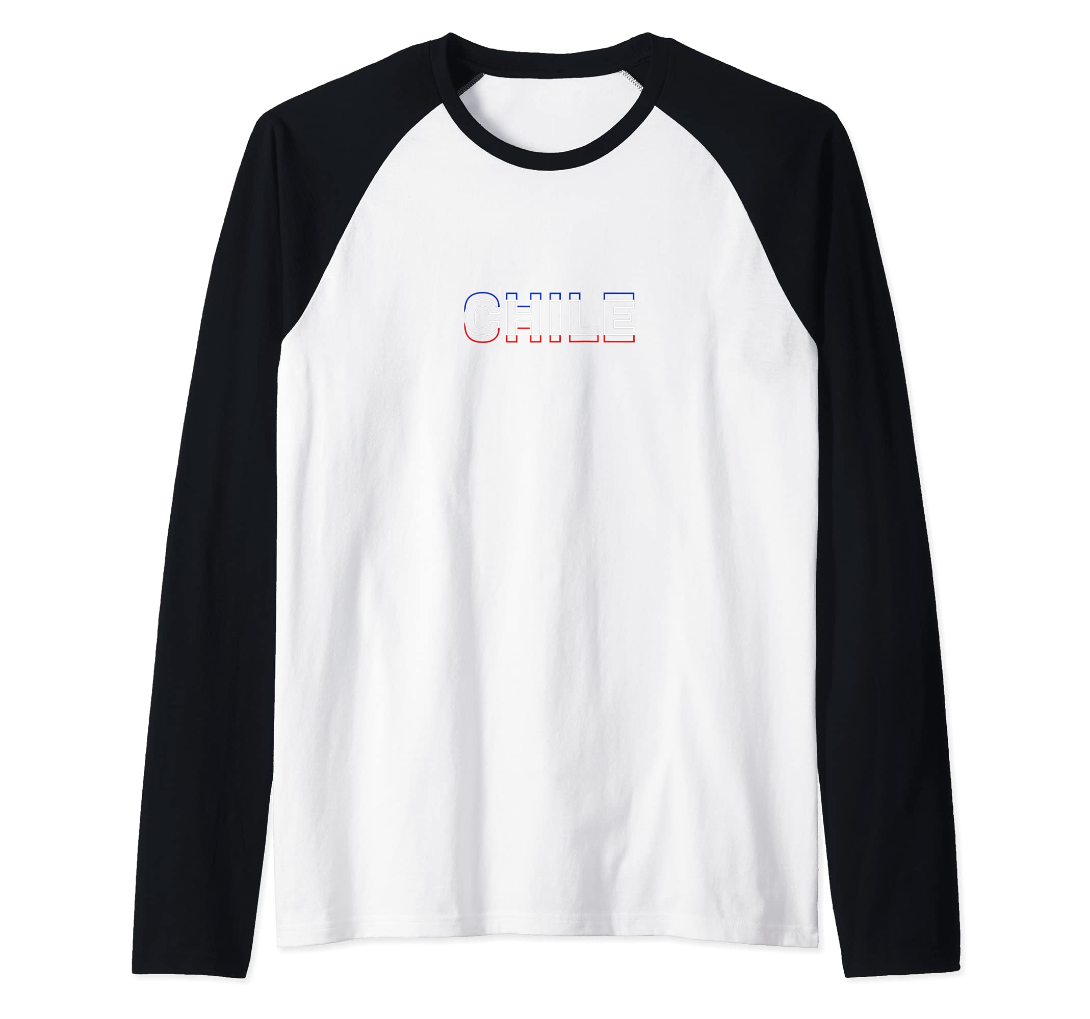 Flag Chile Raglan Baseball Tee
