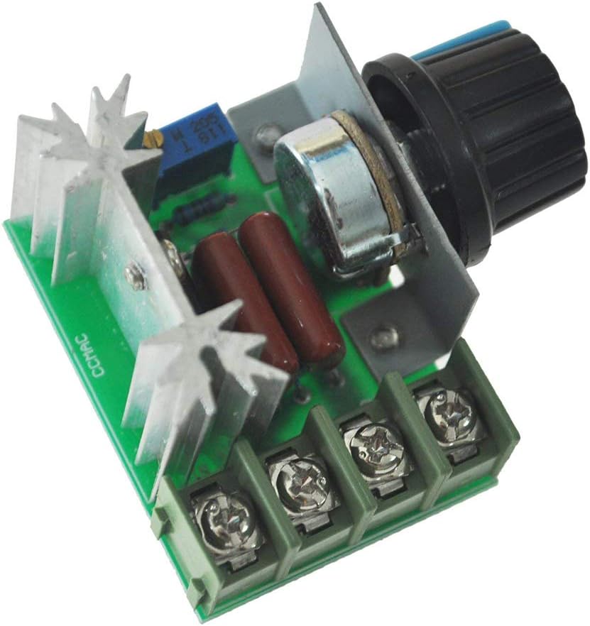 lujiaoshout Electronic Pressure Controller 2000W Voltage Dimming Light Speed Temperature Monitoring Regulator