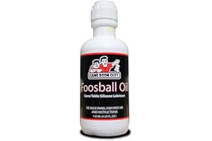 Game Room Guys Foosball Rod Silicone Lubricant 4oz Bottle No Spill Dauber Applicator - Made in The U.S.A.