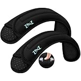 ZINZ 2-Pack Universal Shoulder Pad with Ultra thick Cushion for Bag Luggage Bag Crossbody, Plus Long &amp; Anti-Slip &amp; Breathable,Black-2Pack