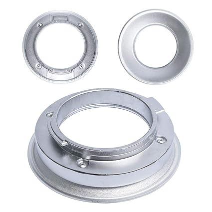 Amazon.com: FidgetFidget 135mm Diameter Speedring Mount Flange Adapter for Broncolor Pulso/Compuls (A): Electronics