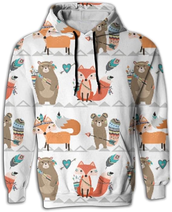 Amazon Co Jp かわいい動物 パーカー メンズ スウェット 秋冬 大きいサイズ 長袖 トップス プルパーカー カジュアル 服 ファッション小物