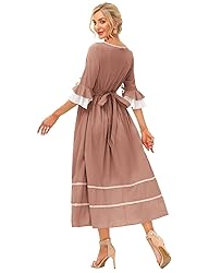 Scarlet Darkness Women's Pioneer Costume Dress