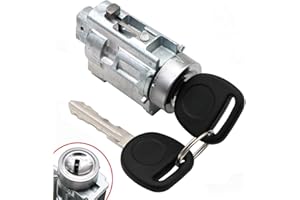 PARTS PORT Ignition Lock Cylinder w/2 Keys Fits for Chevy Malibu Impala Olds Alero Pontiac Grand Am Repalces OEM 12458191 12533953 15822350 19168637 25832354 10008