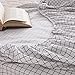 Exclusivo Mezcla 100% Cotton Quilted Bed Cover Fitted Queen Size Mattress Protector/Cover(60