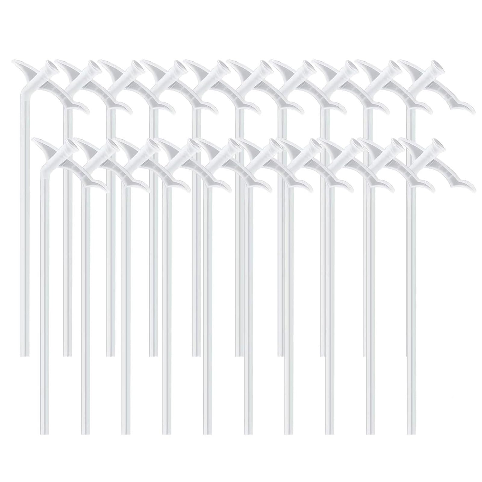 20 Pcs Expanding Foam Nozzle, Expanding Foam Replacement Tubes, for Gaps Indoor Caulking, Filling, Sealing in Balcony Doors Windows Bathtubs, Tubular