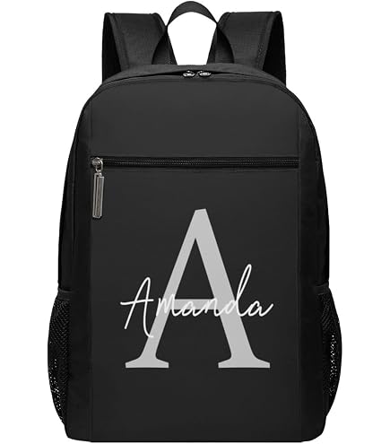 build laptop backpack Slocenk Custom Personalized Backpack for Women Men with Name Photo Customized Travel Computer Bookbag with USB Port : Electronics employee_discount Drennan hook to nylon Constructed from durable polyester Model:JOMFG90HF