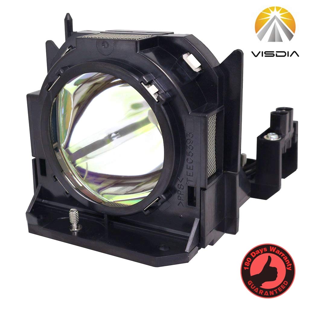Visdia ET-LAD60/ET-LAD60W Replacement Projector Lamp with Housing for PANASONIC PT-D5000 PT-DW640 PT-DZ6700 PT-D6000 PT-D6710 PT-DW6300 PT-DZ6710 Projectors