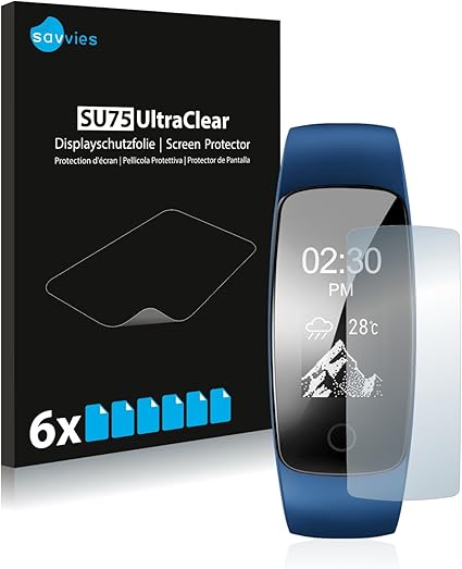 savvies Protector Pantalla Compatible con Mpow ID107 Plus HR (6 ...