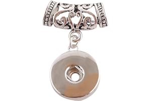 LOV*MOMENT Lovmoment Necklace Pendant of Necklace or Bracelet Fit 18mm Snap Jewelry Pendant