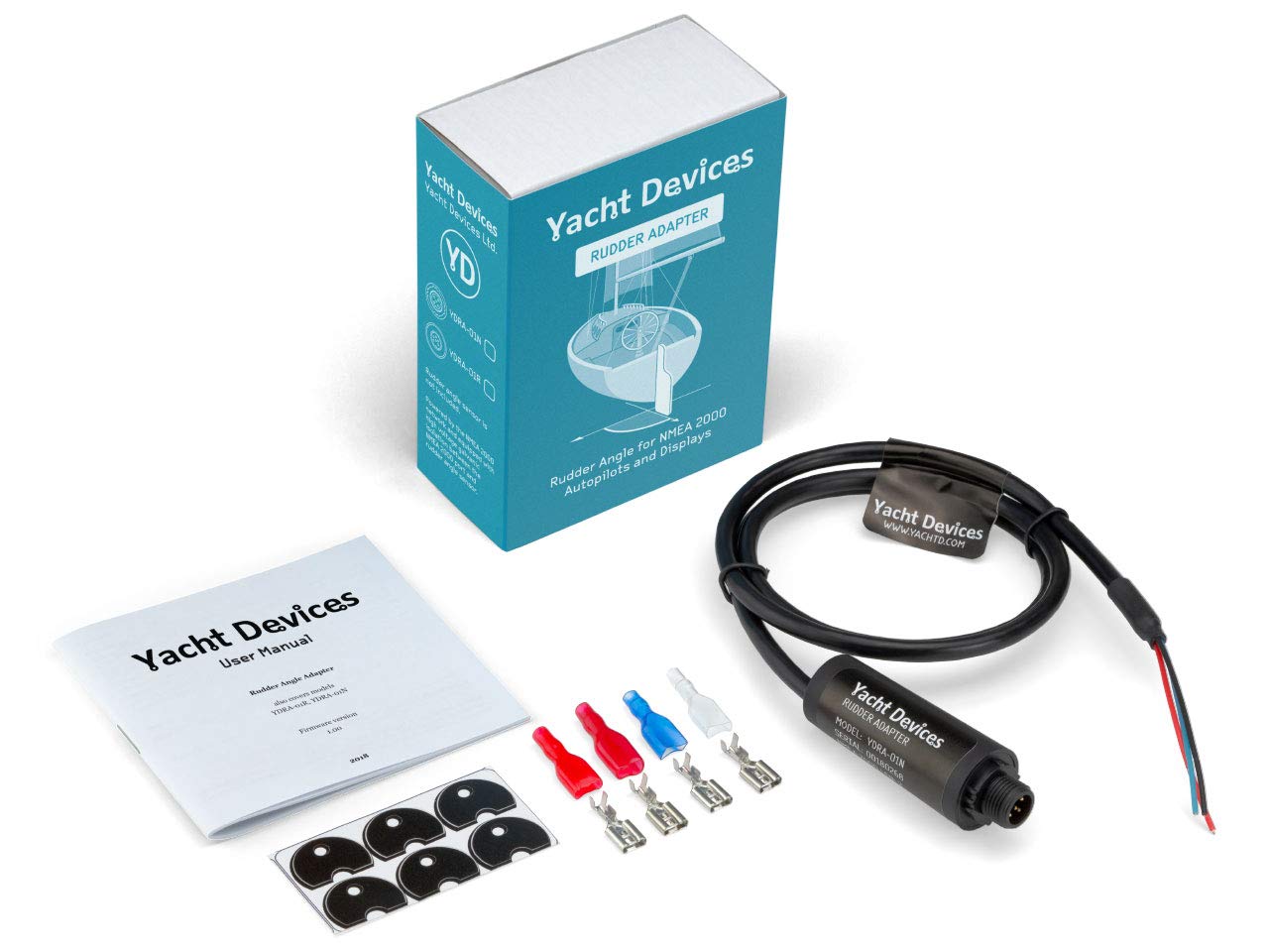 YachtD Yacht Devices Rudder Adapter for NMEA 2000 autopilots/displays (NMEA 2000 Micro Male)