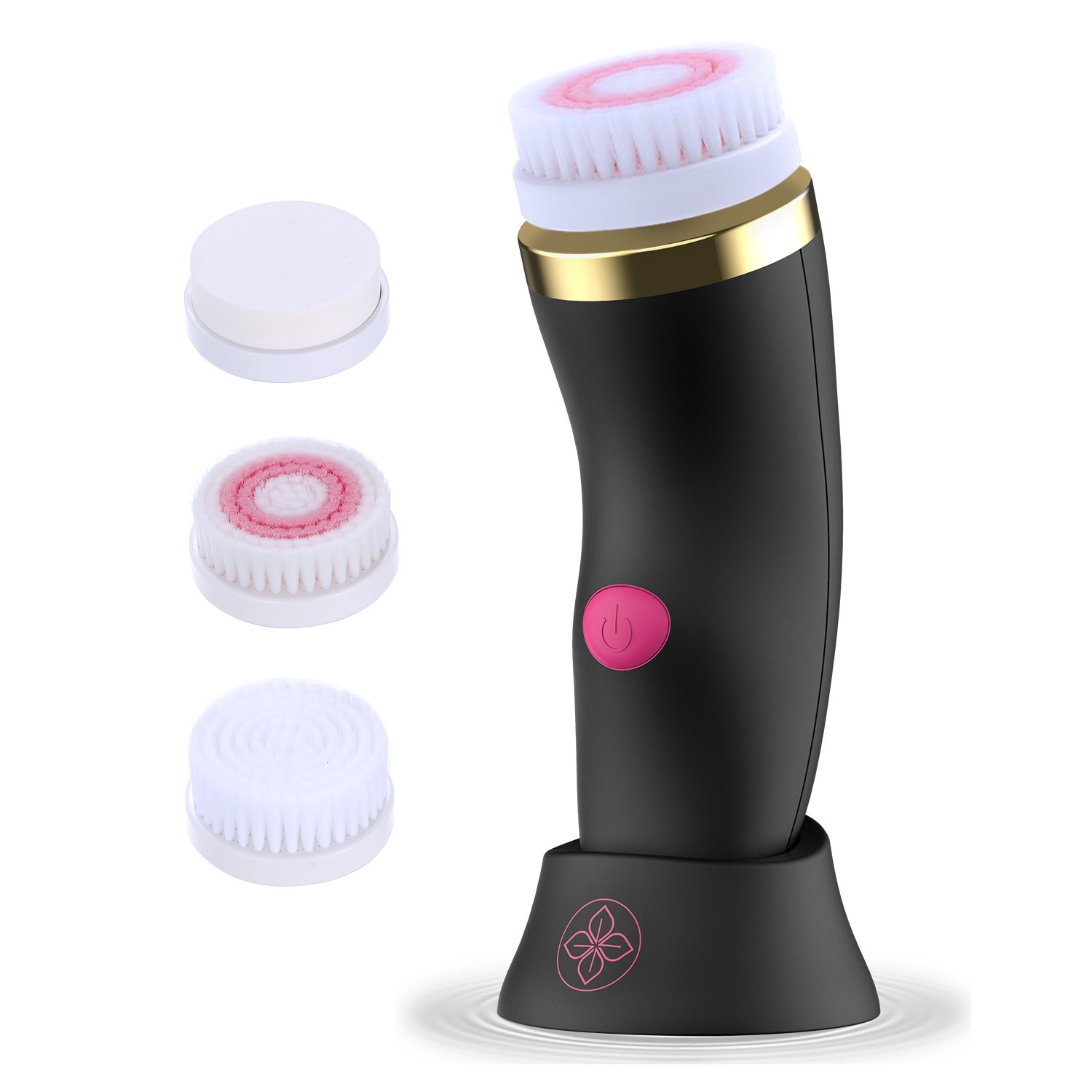 GLAMFIELDS Facial Brush Waterproof Electric Facial Cleansing Brush Skin