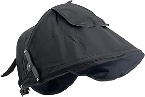 TOPOQ Baby Stroller Sun Shade Cover Stroller Sun Canopy Awning for Pram Pushchair Buggy Parasol Sun Umbrella with Pockets Mesh Window Adjustable Retractable