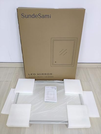 Amazon Com Sundesami Mirrors Enhanced By Electric Lights Vanity Mirror With Lights 37 Led Lighted Makeup Mirror Mirror 1x 2x 3x Magnification Touch Screen Switch 360 Degree Rotation Dual Power Supply Home Audio