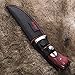 Grand Way Hunting Survival Fixed Blade Knife - Bushcraft Knife with Wood Handle for Hiking and Fishing - Good for Camping and Travels - Dependable Bowie Knife for Defense FL 168140