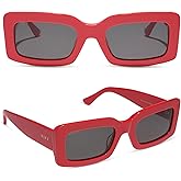 DIFF Indy Rectangular Sungalsses for Women | UV400 Protection | Designer Acetate Frames