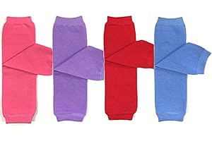 allydrew 4 Pack Baby Leg Warmer Set & Toddler Leg Warmer Set for Boys & Girls