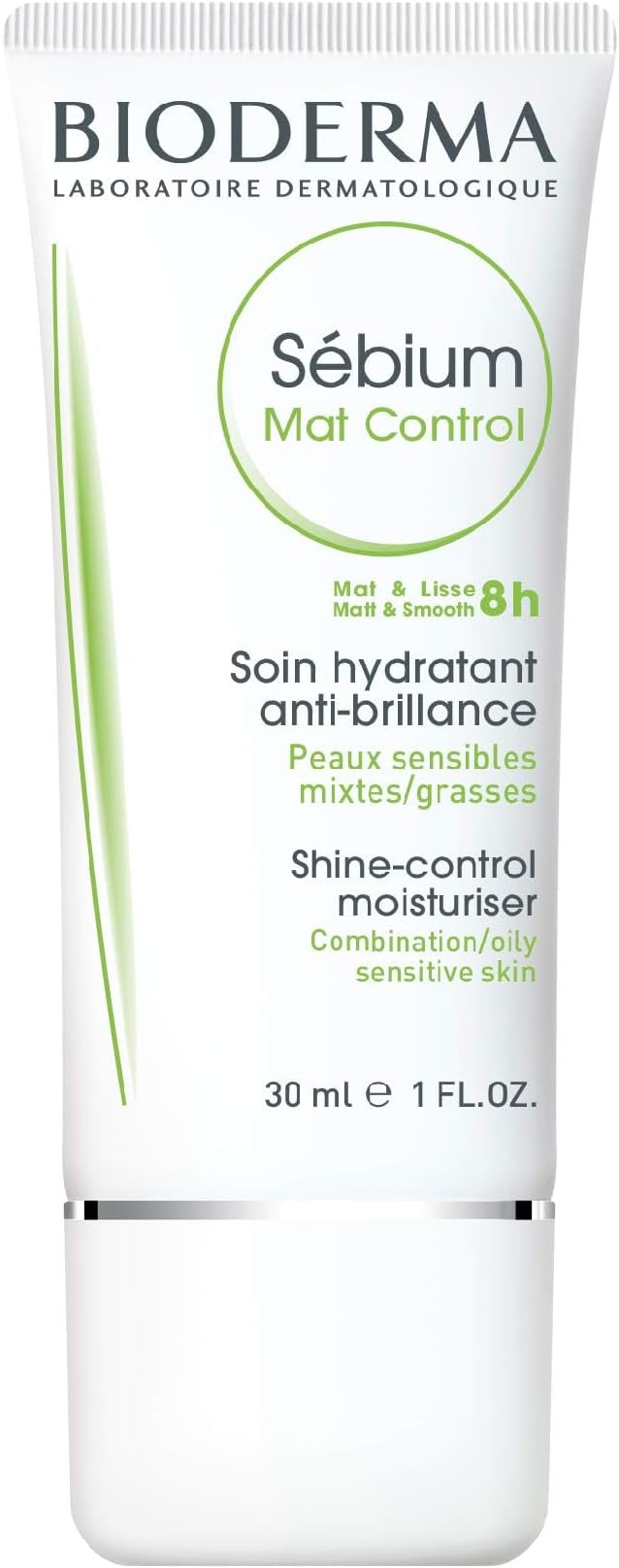 Bioderma Sébium Mat Control Mattifying Face Cream 30ml for Oily Skin