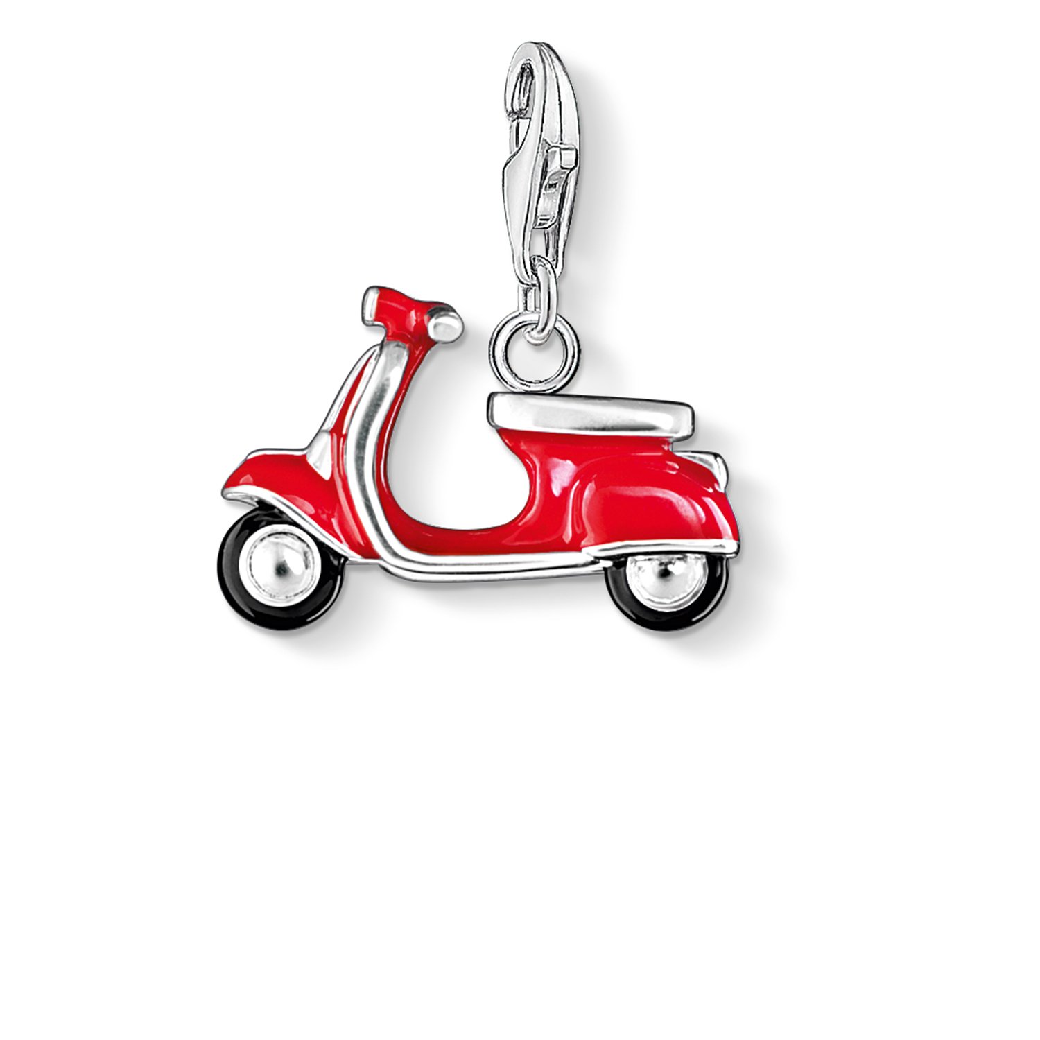 Thomas Sabo Women Charm Pendant Scooter Charm Club 925 Sterling Silver 0827-007-10