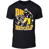 DTGVirgil Black Pittsburgh DK Metcalf Bootleg Style Throwback Style T-Shirt Men's Adult