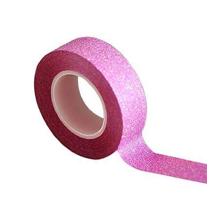 Crafts 10m Glitter Washi Sticky Paper Masking Adhesive Tape Label
